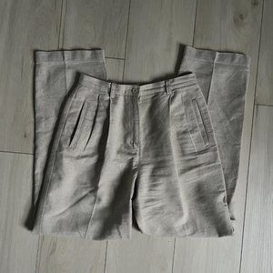 ❌SOLD❌ Vintage Liz Claiborne Pleated Linen Trousers